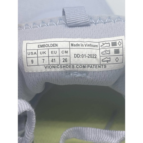 Vionic Blue Haze & Cold Pink Embolden Knit Sneaker Size 9 - Picture 7 of 7